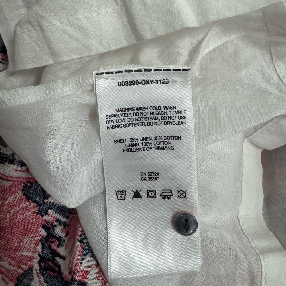 Columbia Harborside Linen Dress Medium - Picture 6 of 8